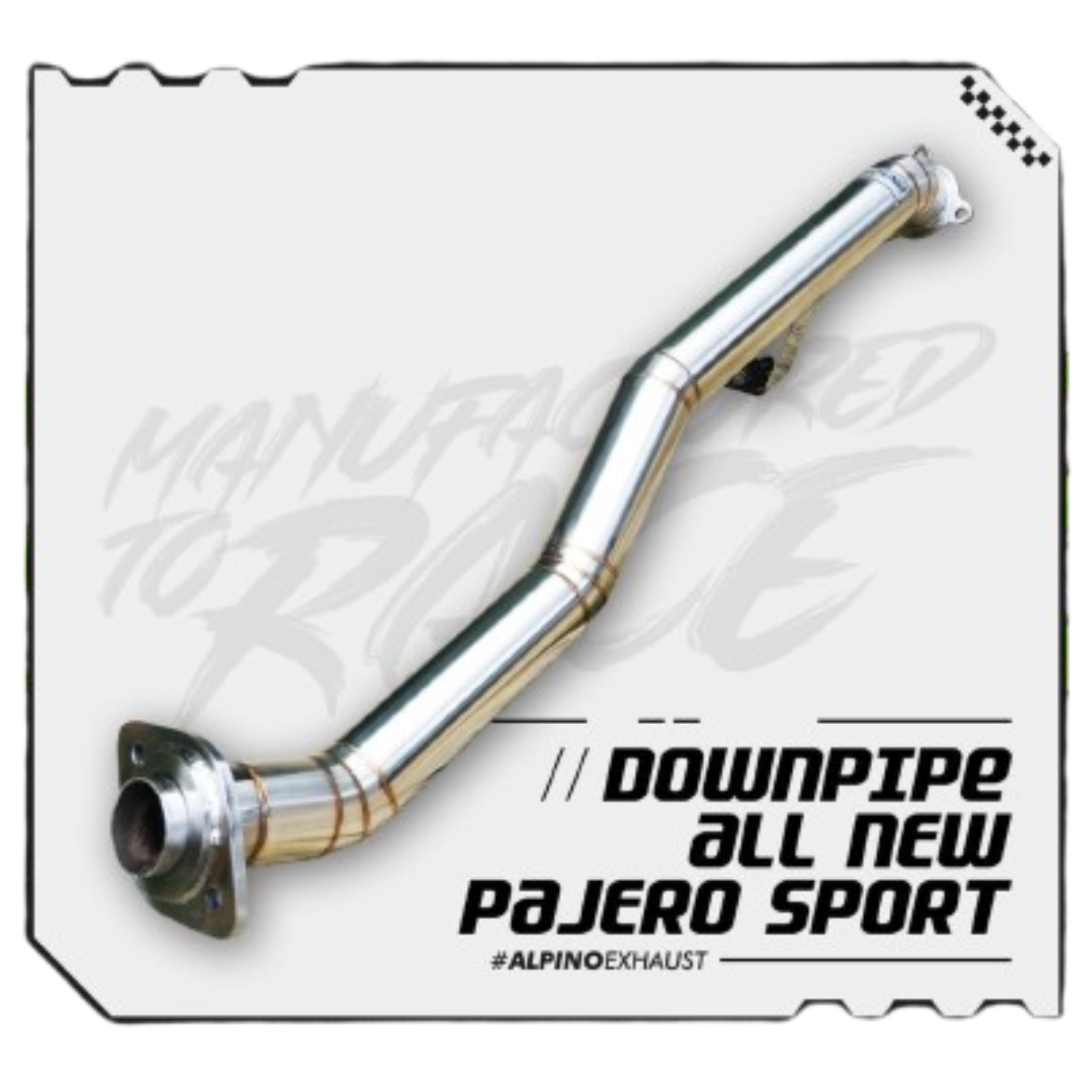 Downpipe New Pajero Sport